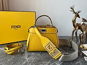 Fendi Peekaboo Bag Mini in Yellow - 3
