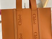 Chloé Large Woody Tote Bag Caramel - 3
