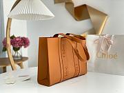 Chloé Large Woody Tote Bag Caramel - 2