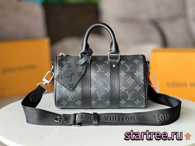 Louis Vuitton keepall Bandoulière 25 Black - 1