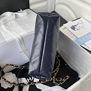 Chanel Mini 22 Bag Navy Blue - 5