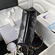 Chanel Mini 22 Bag Black With Pearl Chain - 5