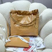 Chanel 22 Small Shoulder bag Caramel -35x37x7cm - 1