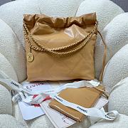 Chanel 22 Small Shoulder bag Caramel -35x37x7cm - 2