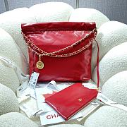 Chanel 22 Small Shoulder bag Red -35x37x7cm - 4