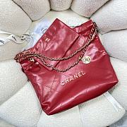 Chanel 22 Small Shoulder bag Red -35x37x7cm - 2