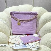 Chanel 22 Small Shoulder bag Purple -35x37x7cm - 2
