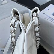 Chanel Mini 22 Bag White With Slilver Hardware - 2