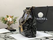 Chanel 22 Small Shoulder bag Black With Gold Hardware -35x37x7cm  - 5