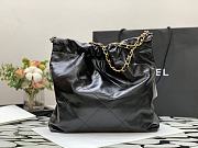 Chanel 22 Small Shoulder bag Black With Gold Hardware -35x37x7cm  - 4