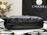 Chanel 22 Small Shoulder bag Black With Gold Hardware -35x37x7cm  - 3