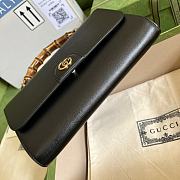 GUCCI Gucci Bamboo Handle Chain Bag Black 675795 - 4