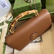 GUCCI Gucci Bamboo Handle Chain Bag Caramel 675795 - 4