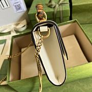 GUCCI Gucci Bamboo Handle Chain Bag White 675795 - 2