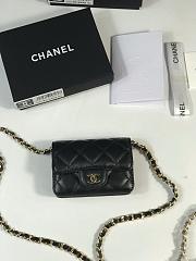 Chanel Card Holder With Chain - 1
