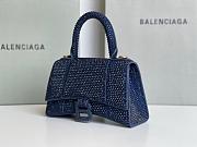 Balenciaga | Hourglass With Diamonds Blue - 3