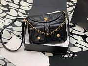 CHANEL 24P Hobo Retro Bag AS4668 Black - 1