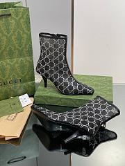 GUCCI WOMEN'S GG MID-HEEL BOOT - 2