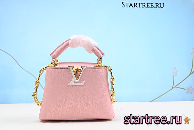 Louis Vuitton Capucines BB Pink M23198(Real Shot) - 1