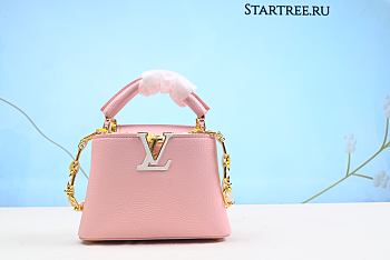Louis Vuitton Capucines BB Pink M23198(Real Shot)