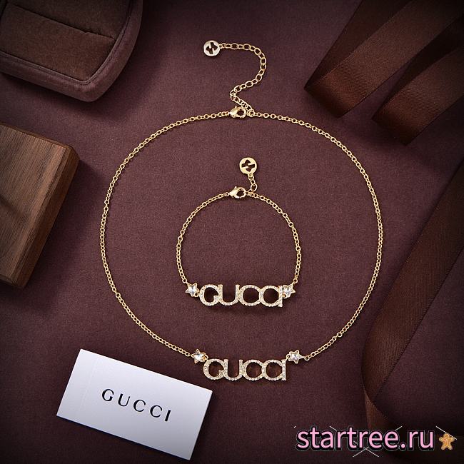Gucci Necklace and Bracelet - 1
