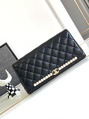 Chanel Dinner Bag With Pearls In Black-15*30*4cm - 1