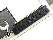 Chanel Dinner Bag With Pearls In Black-15*30*4cm - 2