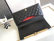 Chanel Dinner Bag With Pearls In Black-15*30*4cm - 3