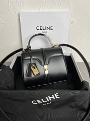 Celine 16 Bag in Black-17.5*14*7cm - 1