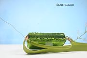 Fendi Baguette handbag Green sequin and leather handbag - 4