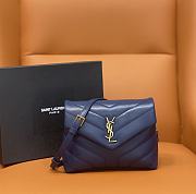 YSL | Toy LOULOU Dark Blue - 467072 - 20 x 14 x 7 cm - 1