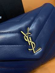 YSL | Toy LOULOU Dark Blue - 467072 - 20 x 14 x 7 cm - 2