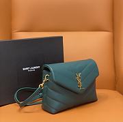 YSL | Toy LOULOU Sea Turquoise - 467072 - 20 x 14 x 7 cm - 5