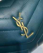 YSL | Toy LOULOU Sea Turquoise - 467072 - 20 x 14 x 7 cm - 3