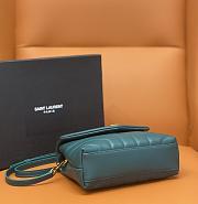 YSL | Toy LOULOU Sea Turquoise - 467072 - 20 x 14 x 7 cm - 4