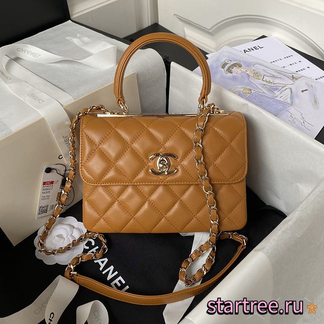 CHANEL BAG SMALL TRENDY CC IN CARAMEL-20cm - 1