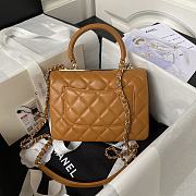 CHANEL BAG SMALL TRENDY CC IN CARAMEL-20cm - 3