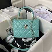 CHANEL BAG SMALL TRENDY CC IN BLUE-20cm - 1