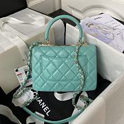 CHANEL BAG SMALL TRENDY CC IN BLUE-20cm - 3