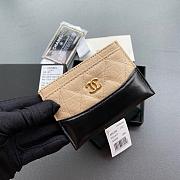 Chanel Card holder Black and Cream - 2