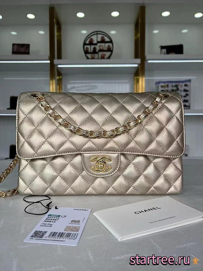 Chanel Medium Classic Flap Bag in Gold-25cm - 1