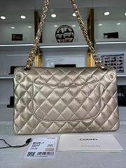 Chanel Medium Classic Flap Bag in Gold-25cm - 4