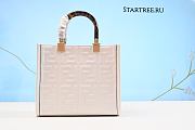 FENDI Sunshine Small Bag In White-25cm(Real Shot) - 6