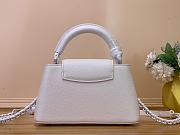 Louis Vuitton Capucines East-West Mini bag White M23955 - 5