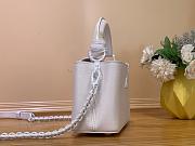 Louis Vuitton Capucines East-West Mini bag White M23955 - 4