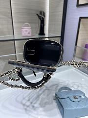 CHANEL Cosmetic Bag With Handle in Black - 3