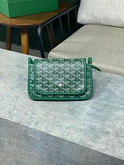 GOYARD Goyardine Plumet Wallet Clutch Green - 1