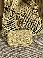 YSL Saint Lauren ICARE IN RAFFIA - 4