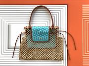 GOYARD Goyardine Net Aligre Tote Blue - 1