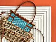 GOYARD Goyardine Net Aligre Tote Blue - 2